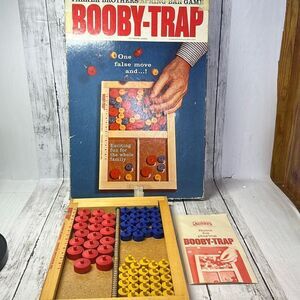 Vintage 1965 Booby Trap Parker Brothers Board Game Made in the USA